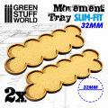 MDF Movement Trays 32mm x 10 - Slim-Fit 0