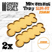 MDF Movement Trays 25mm x 10 - Slim-Fit