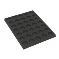 Tray for storing 35 miniatures on 32mm 0