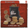 Chamber of Wonders – Victorian Metal Coins (50 coins + Bag) 0