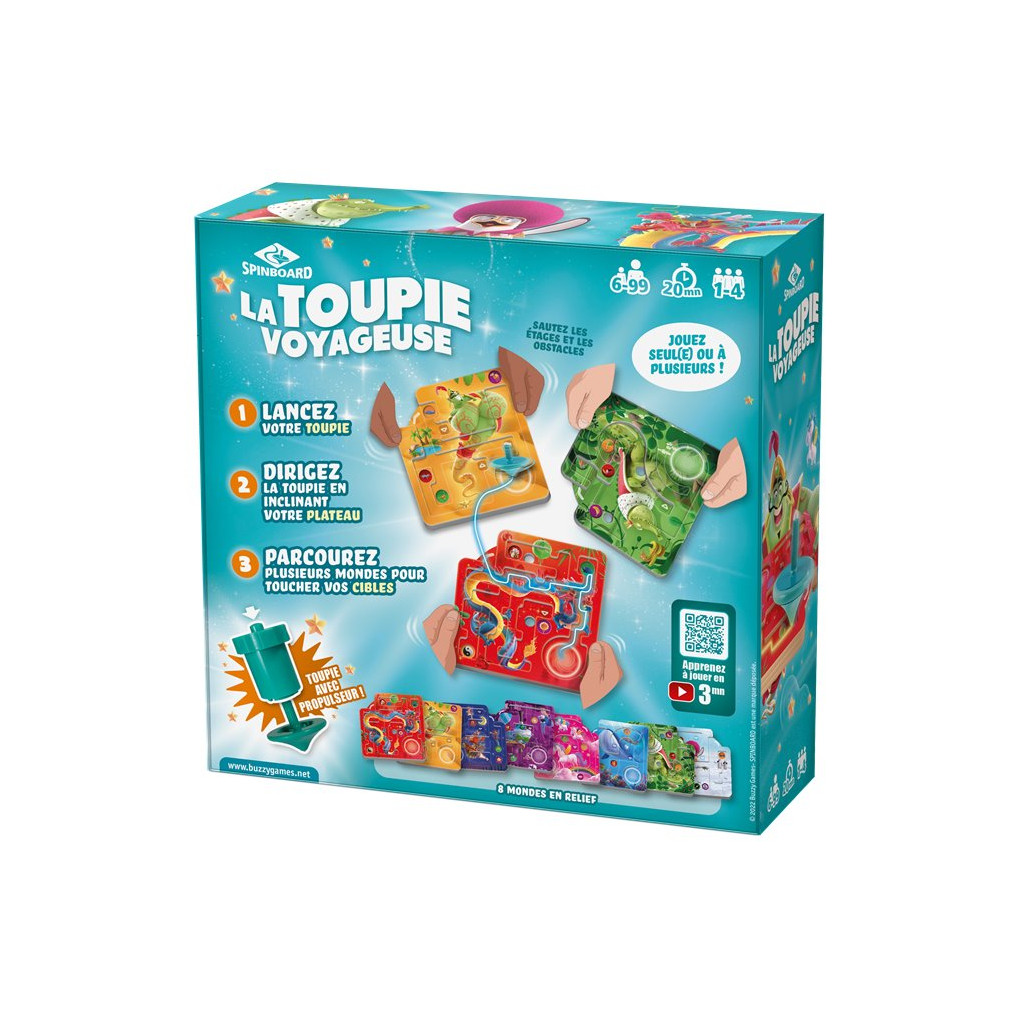 Acheter La Toupie Voyageuse - Buzzy Games - Jeux de société