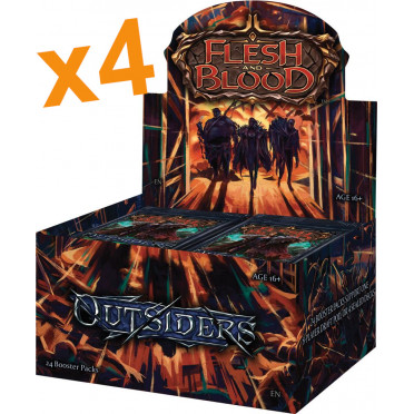 Flesh & Blood - Outsiders - Lot de 4 Boites de 24 Boosters