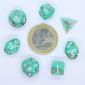 Marble Mini-Polyhedral 7-Die Set 2
