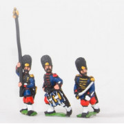 Guerre Franco-Prussienne - Commandement des Grenadiers de la Garde avec Bonnet à Poils