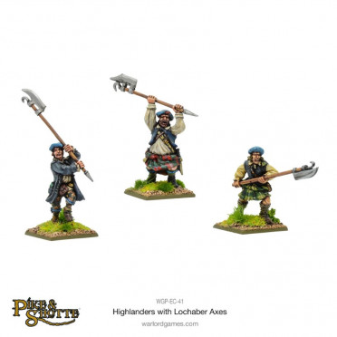 Highlanders with Lochaber Axes