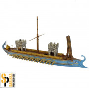 Roman Fighting Ship With Corvus