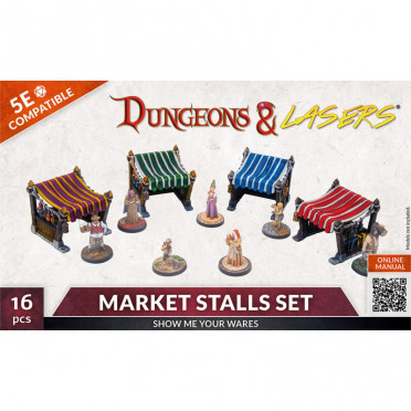 Dungeons & Lasers - Décors - Market Stalls Set