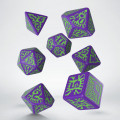 Set de Dés Pathfinder - Goblin Purple & green 1