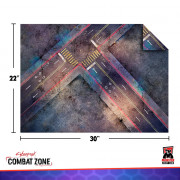 Cyberpunk Red - Combat Zone - 22x30 Game Mat