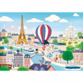 Puzzle - Vue de Paris - 12 pièces 1