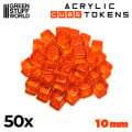 Set de 50 Cubes Transparents 10mm 7