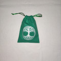 Yggdrasil Dice Purse or Tree of Life - color green 1