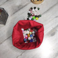 Black and Red Square Dice Purse - Yin-Yang Dragons 4