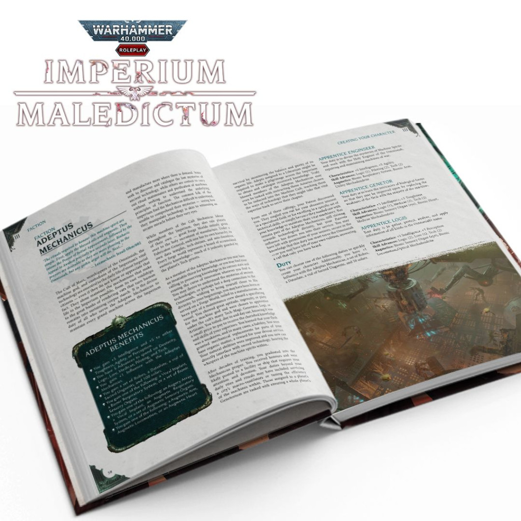 Warhammer 40,000 Roleplay: Imperium Maledictum Core Rulebook - Cubicle 7  Entertainment Ltd., Imperium Maledictum