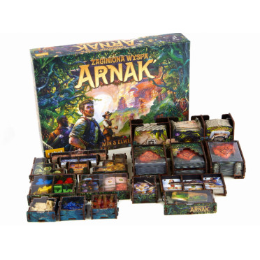 Storage for Box Poland Games : Lost Ruins of Arnak + expansion Colorful