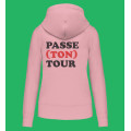 Woman Hoodie - Passe Ton Tour - Pale Pink - L 1