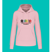Woman Hoodie - Family - Pale Pink - S