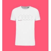 Tee shirt Homme – Quatuor – Blanc - XL