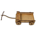 Wooden Cart Escenografía pre pintada 28 mm (AoS , Saga , Historical Wargames) 0
