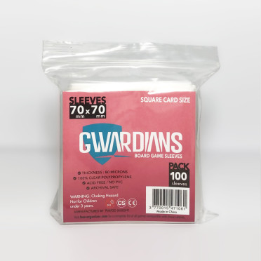 Gwardians Sleeves Premium - 70 x 70mm - 100p