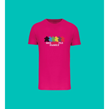 Children's tee shirt - Family - Fuschia - 8 to 10 years