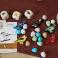 Wingspan - Wooden Bird-shaped Player Tokens and Stickers set 14