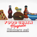 Food Chain Magnete Sticker Set 1