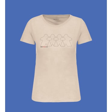 Tee shirt Femme – Quatuor – Light Sand - XS