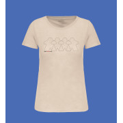 Tee shirt Femme – Quatuor – Light Sand - S