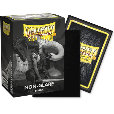 100 Dragon Shield Matte : Non Glare - Black
