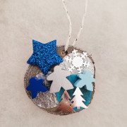 Woods Christmas decorations - Blue