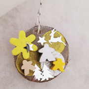 Woods Christmas decorations - Yellow