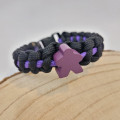 Paracord meeple bracelet - Purple 0