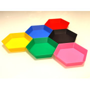 Multicolored token cups