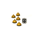 5PCS Reception Bell Call Bell Miniatures 2