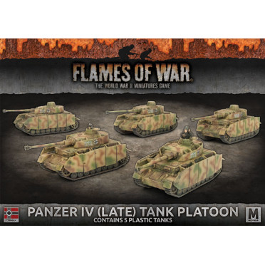 Flames of War - Panzer IV (Late) Tank Platoon