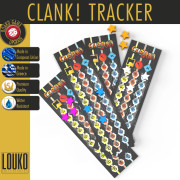 Skill, Boot, Attack Trackers upgrade for Clank! In! Space!