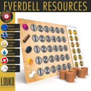 Resource & Coin/VP Trackers upgrade for Everdell