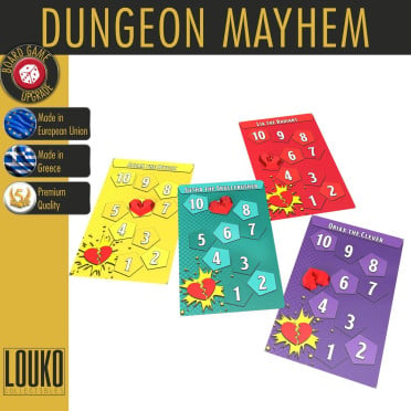 Pistes de santé pour Dungeon Mayhem