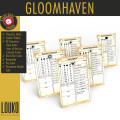 Fiches de personnages réinscriptibles pour Gloomhaven - Les Mâchoires du Lion 1