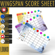 Wingspan Europe - Feuille de score réinscriptible