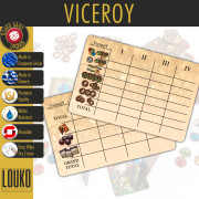Viceroy - Feuille de score réinscriptible