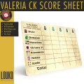 Score sheet upgrade - Valeria: Card Kingdoms 1