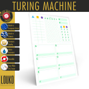 Turing Machine - Feuille de score réinscriptible