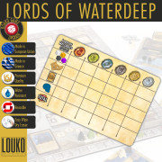 Lords of Waterdeep - Feuille de score réinscriptible