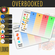 Overbooked - Feuille de score réinscriptible
