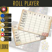 Roll Player - Feuille de score réinscriptible
