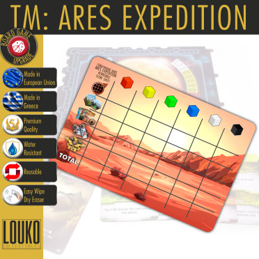 Score sheet upgrade - Terraforming Mars: Ares Expedition