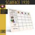 Scarface 1920 - Feuille de score réinscriptible 1
