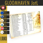Journaux de campagne réinscriptibles pour Gloomhaven - Les Mâchoires du Lion